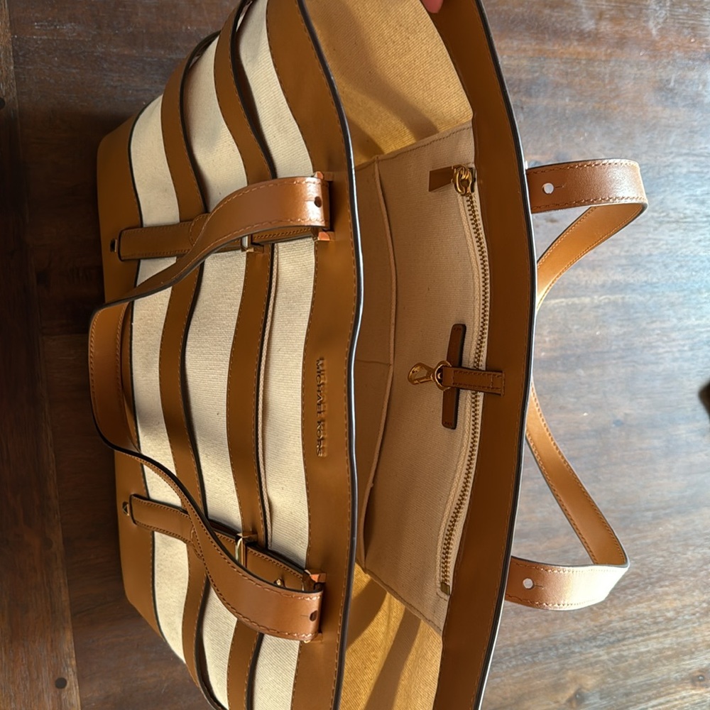 Michael Michael Kors Leather And Canvas Tote - image 4